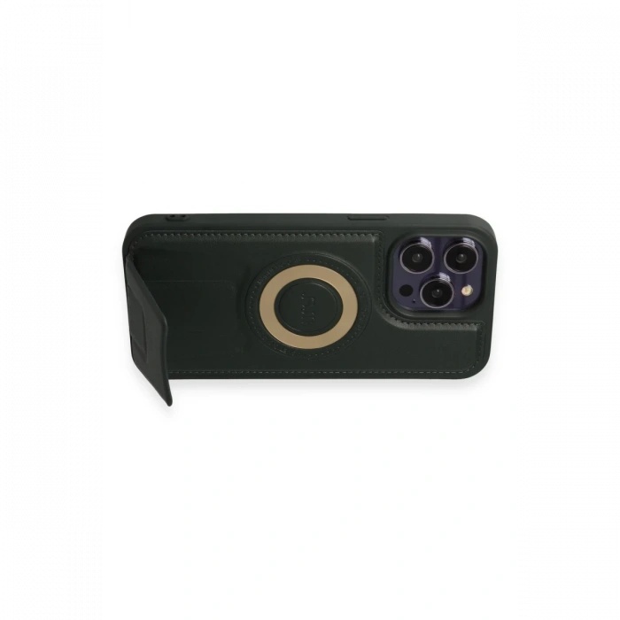 Newface iPhone 14 Pro Kılıf Merkür Magneticsafe Standlı Kapak