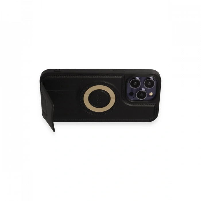 Newface iPhone 14 Pro Kılıf Merkür Magneticsafe Standlı Kapak