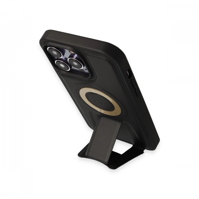 Newface iPhone 14 Pro Kılıf Merkür Magneticsafe Standlı Kapak