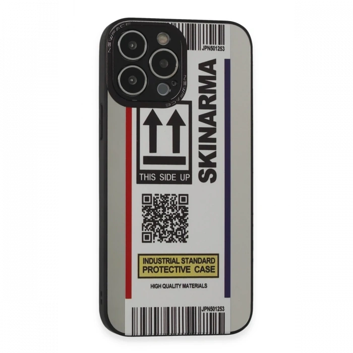 Newface iPhone 14 Pro Kılıf Mirror Desenli Kapak