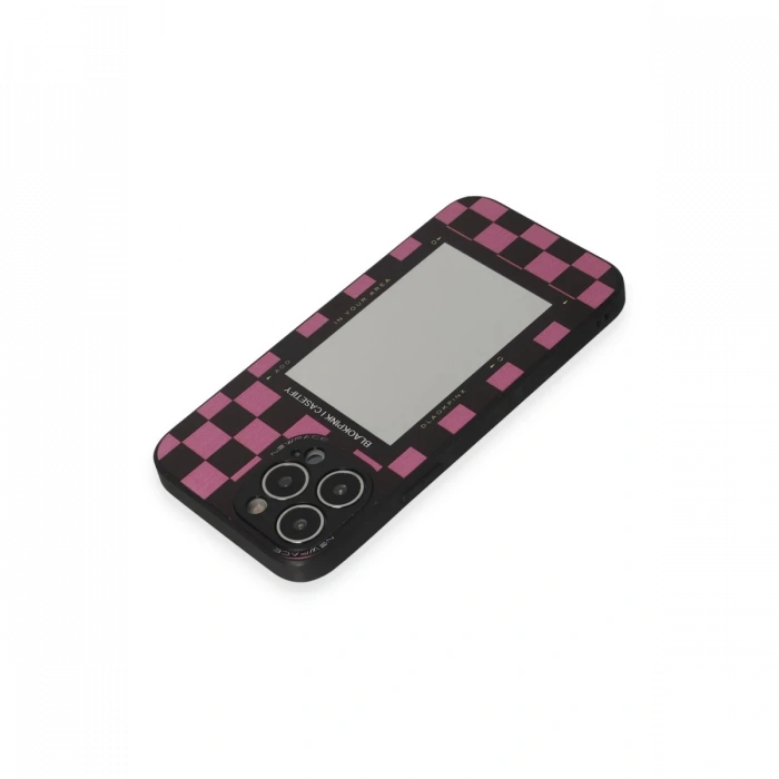 Newface iPhone 14 Pro Kılıf Mirror Desenli Kapak