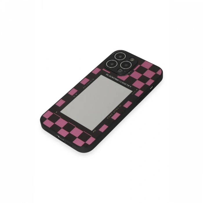 Newface iPhone 14 Pro Kılıf Mirror Desenli Kapak