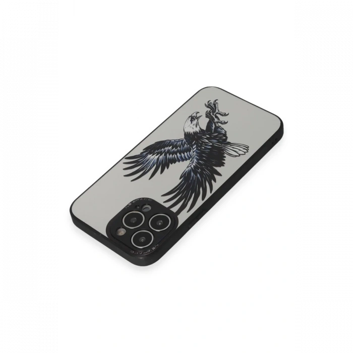 Newface iPhone 14 Pro Kılıf Mirror Desenli Kapak