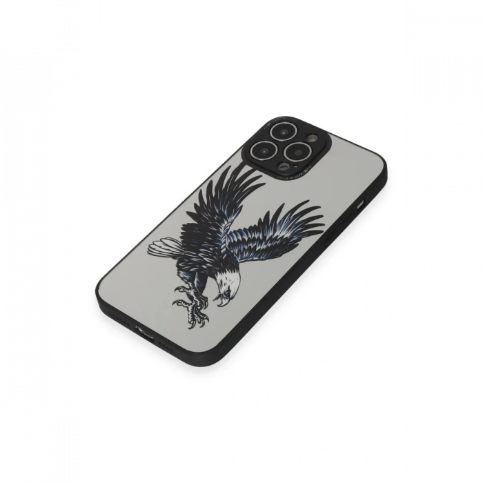 Newface iPhone 14 Pro Kılıf Mirror Desenli Kapak