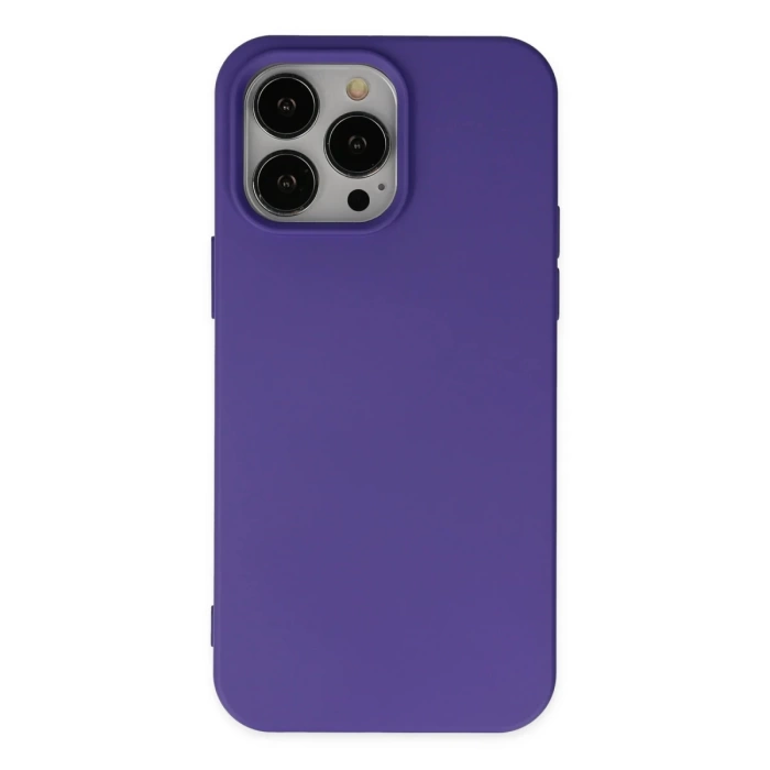 Newface iPhone 14 Pro Kılıf Nano içi Kadife Silikon