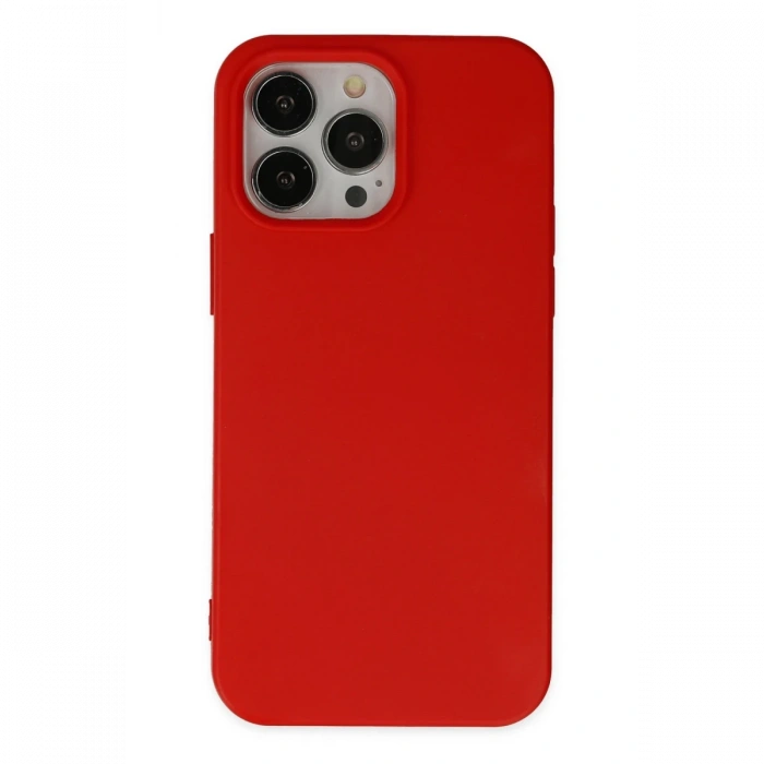 Newface iPhone 14 Pro Kılıf Nano içi Kadife Silikon