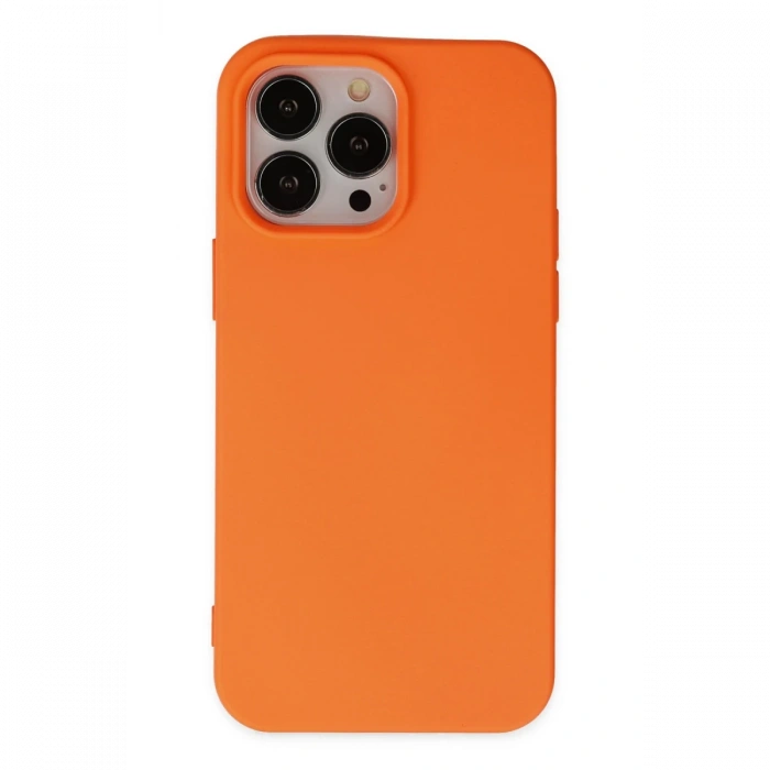 Newface iPhone 14 Pro Kılıf Nano içi Kadife Silikon