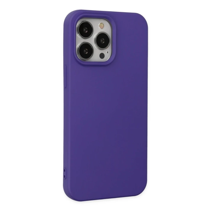 Newface iPhone 14 Pro Kılıf Nano içi Kadife Silikon