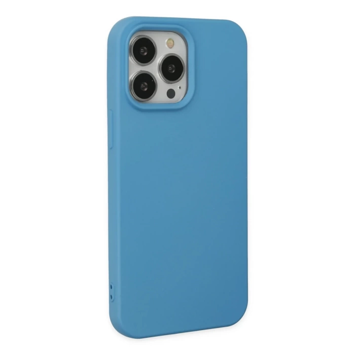 Newface iPhone 14 Pro Kılıf Nano içi Kadife Silikon