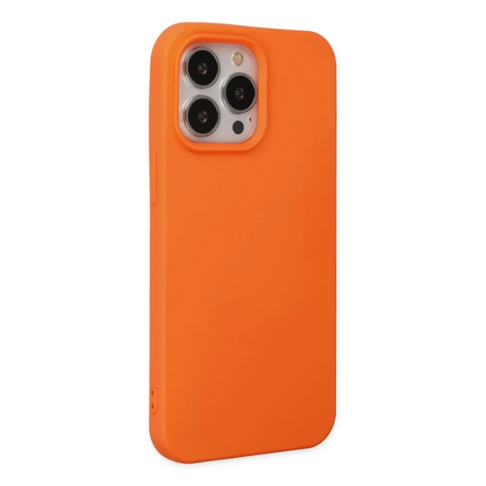 Newface iPhone 14 Pro Kılıf Nano içi Kadife Silikon