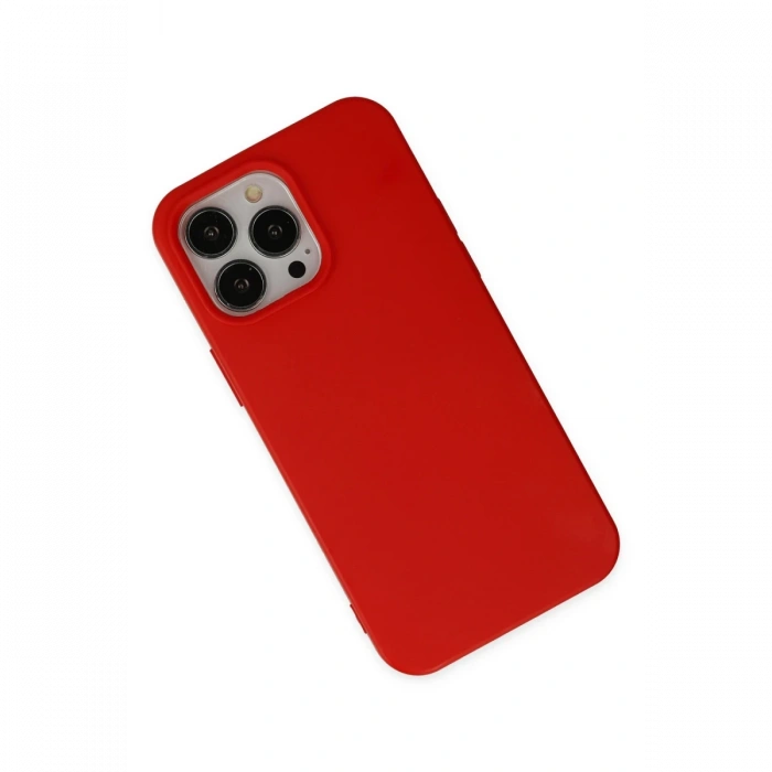 Newface iPhone 14 Pro Kılıf Nano içi Kadife Silikon