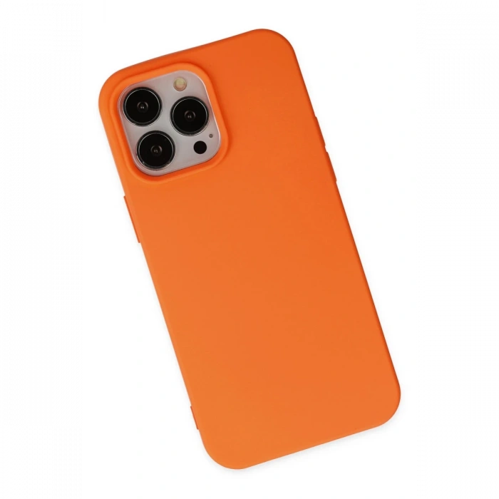 Newface iPhone 14 Pro Kılıf Nano içi Kadife Silikon
