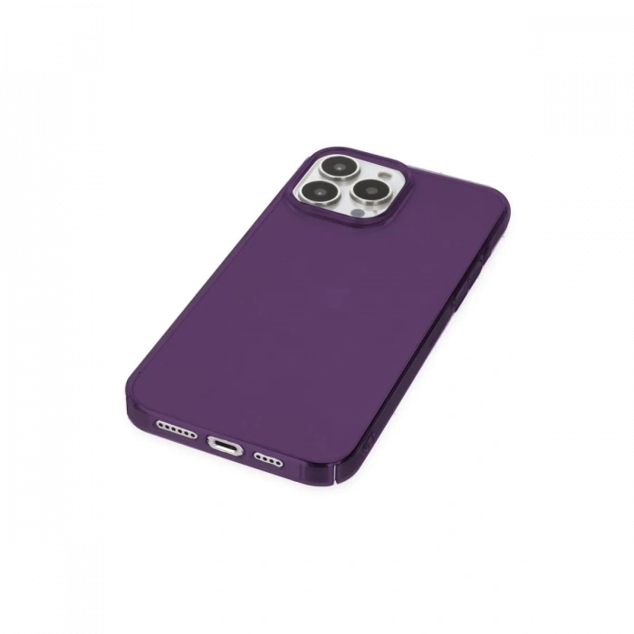 Newface iPhone 14 Pro Kılıf Pc Sert Şeffaf Kapak