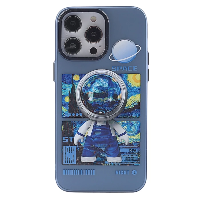 Newface iPhone 14 Pro Kılıf Prada Desenli Kapak