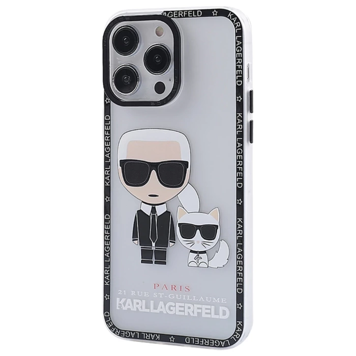 Newface iPhone 14 Pro Kılıf Prada Desenli Kapak