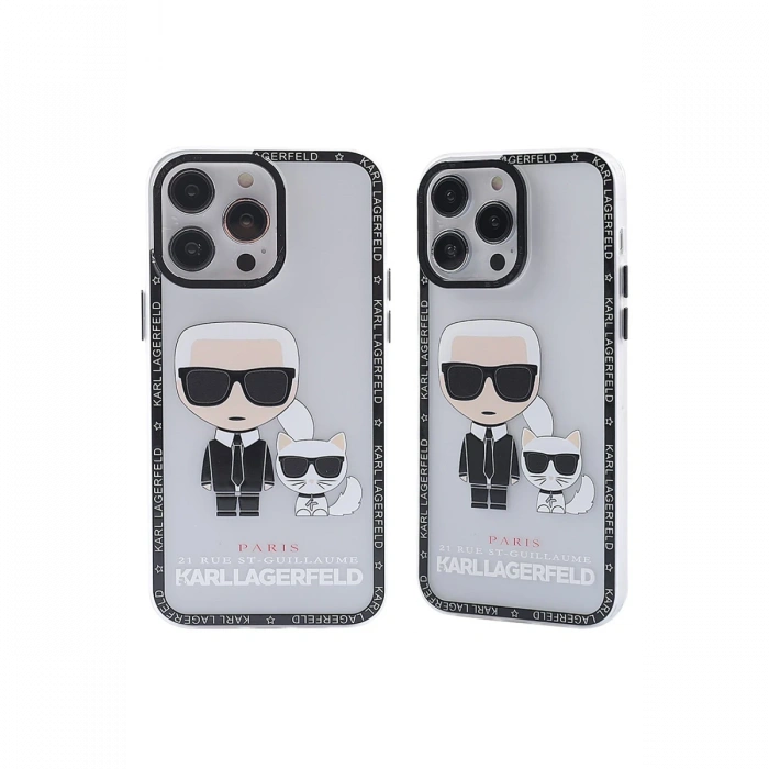 Newface iPhone 14 Pro Kılıf Prada Desenli Kapak