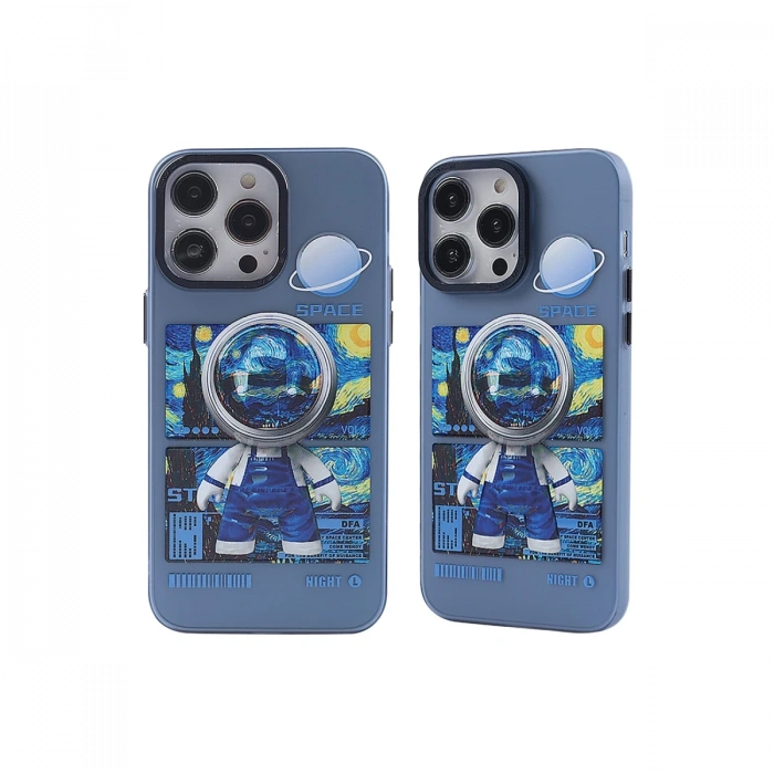 Newface iPhone 14 Pro Kılıf Prada Desenli Kapak
