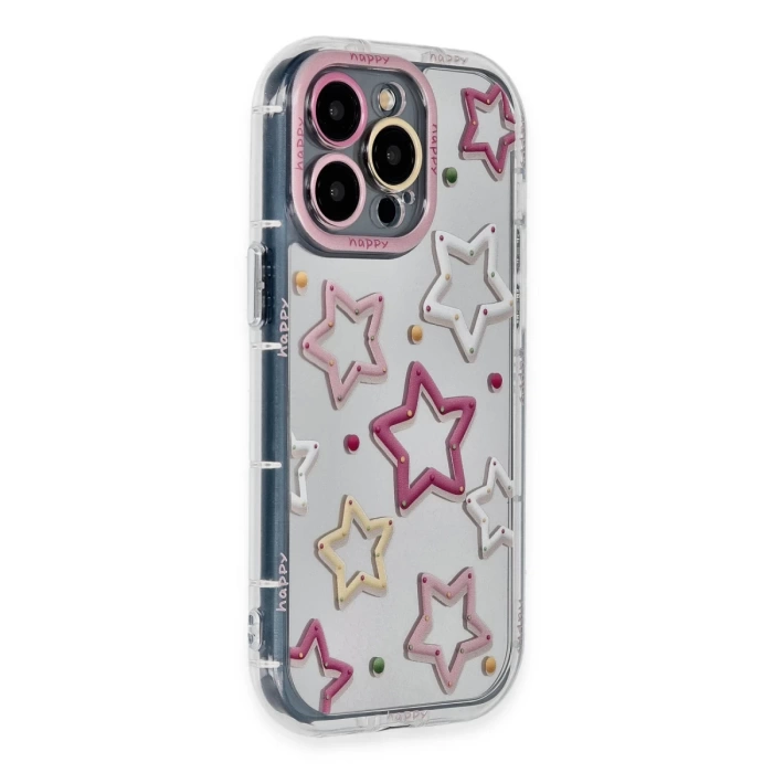 Newface iPhone 14 Pro Kılıf Reflexion Desenli Kapak - Desen 3