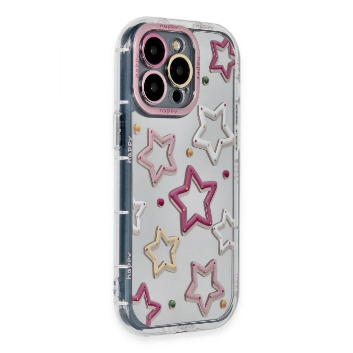 Newface iPhone 14 Pro Kılıf Reflexion Desenli Kapak - Desen 3