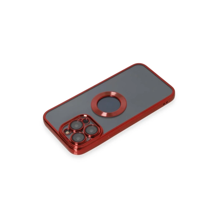 Newface iPhone 14 Pro Kılıf Slot Silikon - Kırmızı
