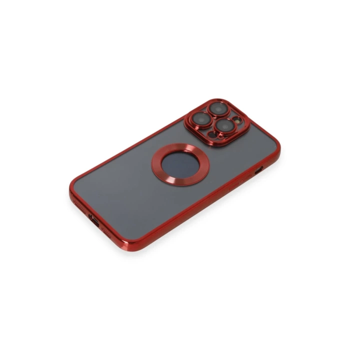 Newface iPhone 14 Pro Kılıf Slot Silikon - Kırmızı