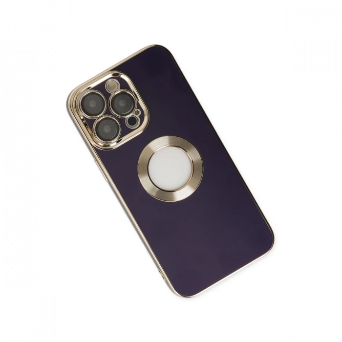 Newface iPhone 14 Pro Kılıf Store Silikon - Derin Mor