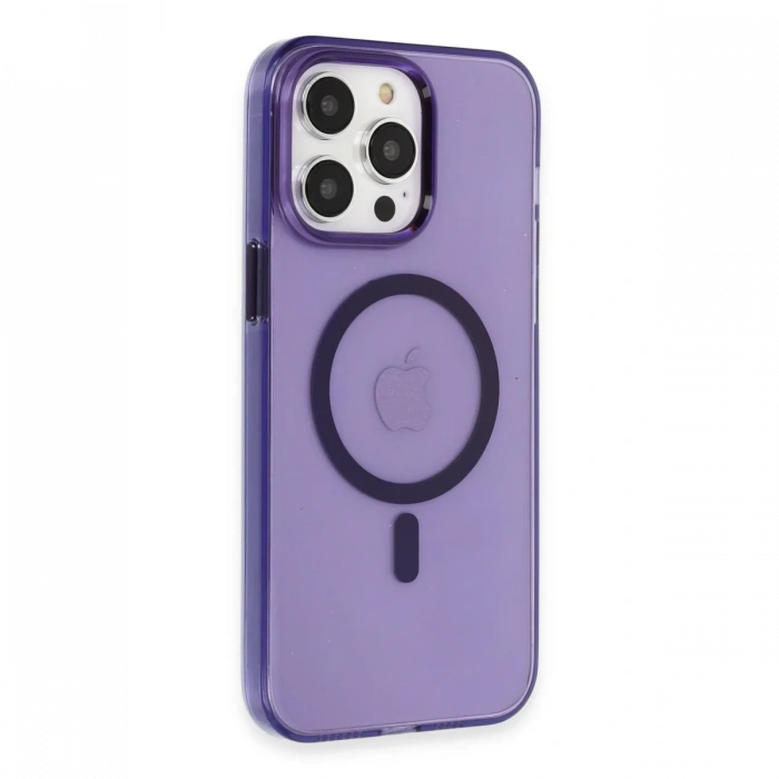 Newface iPhone 14 Pro Kılıf Tron Şeffaf Magsafe Kapak