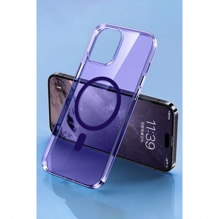 Newface iPhone 14 Pro Kılıf Tron Şeffaf Magsafe Kapak