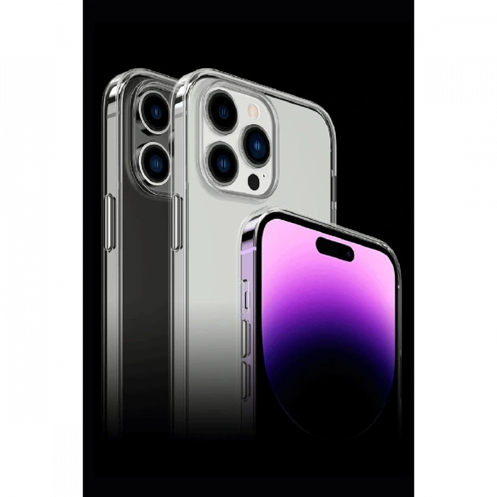 Newface iPhone 14 Pro Kılıf Tron Şeffaf Magsafe Kapak