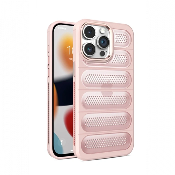 Newface iPhone 14 Pro Max Kılıf Airmax Silikon Kapak - Pembe