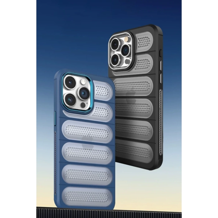 Newface iPhone 14 Pro Max Kılıf Airmax Silikon Kapak - Siyah