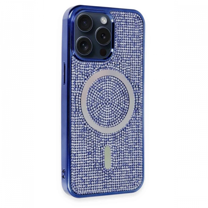 Newface iPhone 14 Pro Max Kılıf Diamond Magsafe Kapak