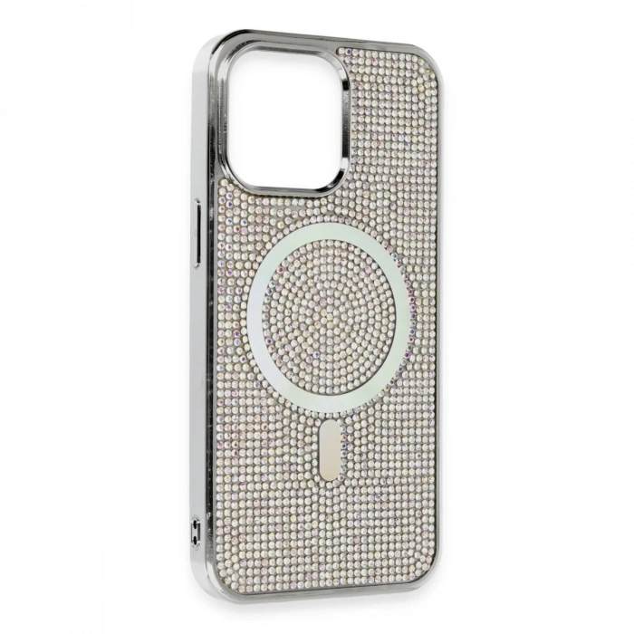 Newface iPhone 14 Pro Max Kılıf Diamond Magsafe Kapak
