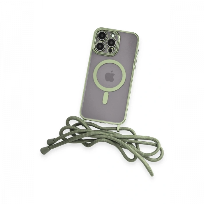 Newface iPhone 14 Pro Max Kılıf Divo Lazer Askılı Magsafe Kapak