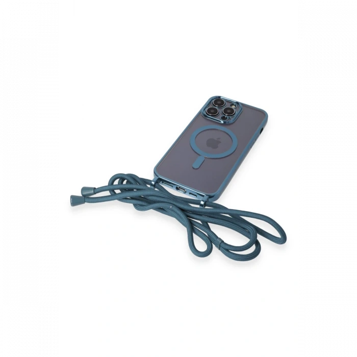 Newface iPhone 14 Pro Max Kılıf Divo Lazer Askılı Magsafe Kapak