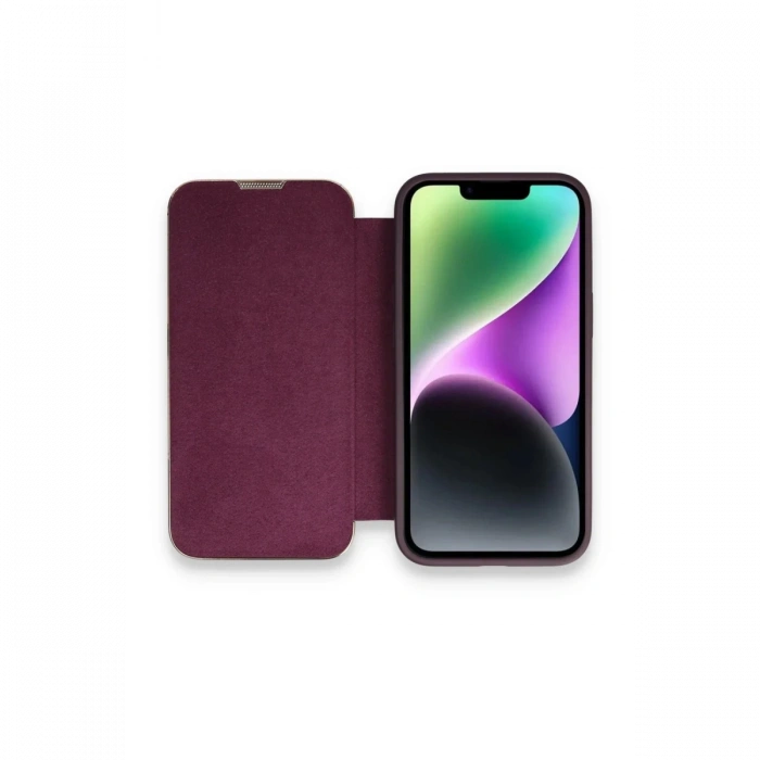 Newface iPhone 14 Pro Max Kılıf Dolpin Kapaklı