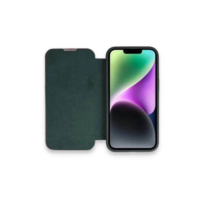 Newface iPhone 14 Pro Max Kılıf Dolpin Kapaklı