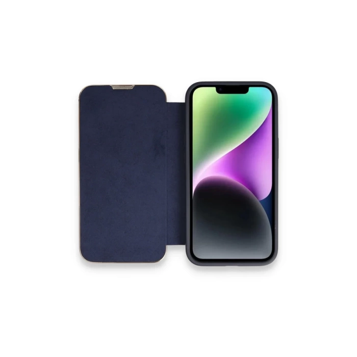 Newface iPhone 14 Pro Max Kılıf Dolpin Kapaklı