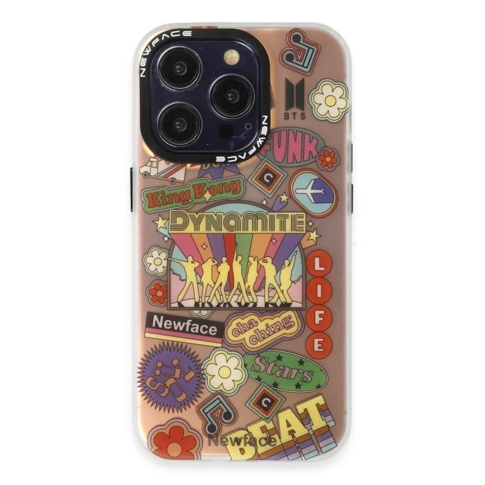Newface iPhone 14 Pro Max Kılıf Estoril Desenli Kapak