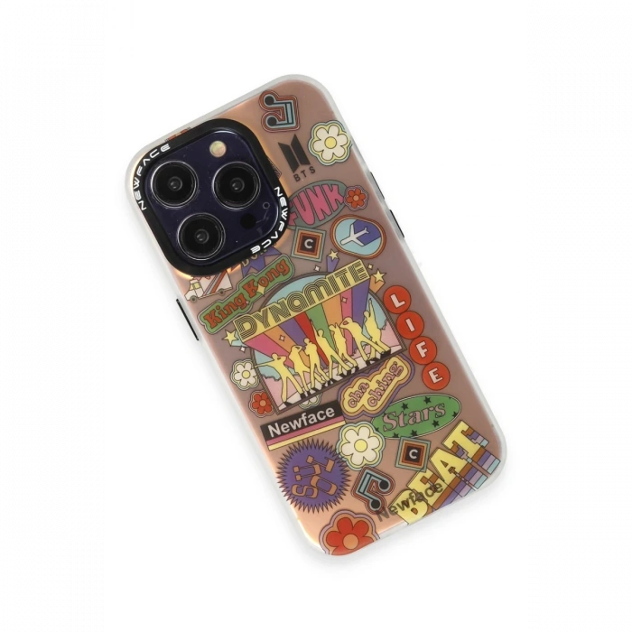 Newface iPhone 14 Pro Max Kılıf Estoril Desenli Kapak
