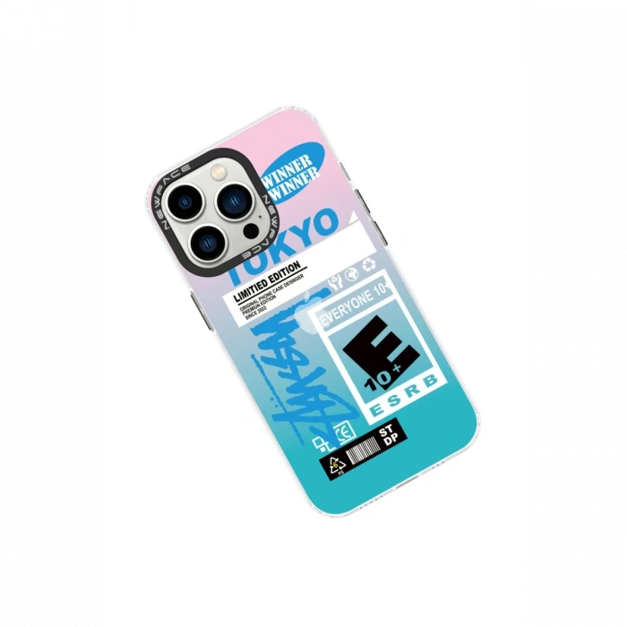 Newface iPhone 14 Pro Max Kılıf Estoril Desenli Kapak