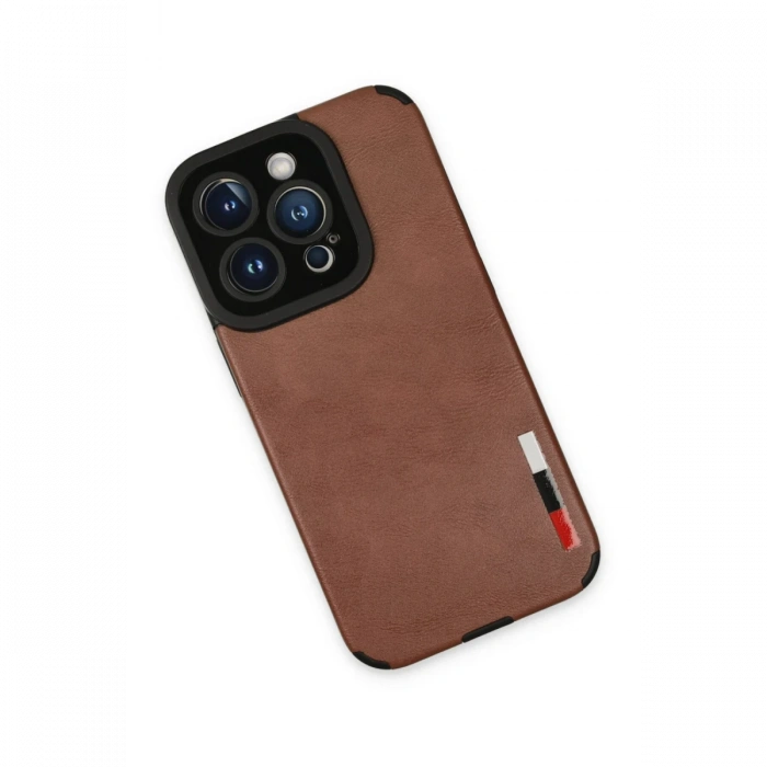Newface iPhone 14 Pro Max Kılıf Loop Deri Silikon
