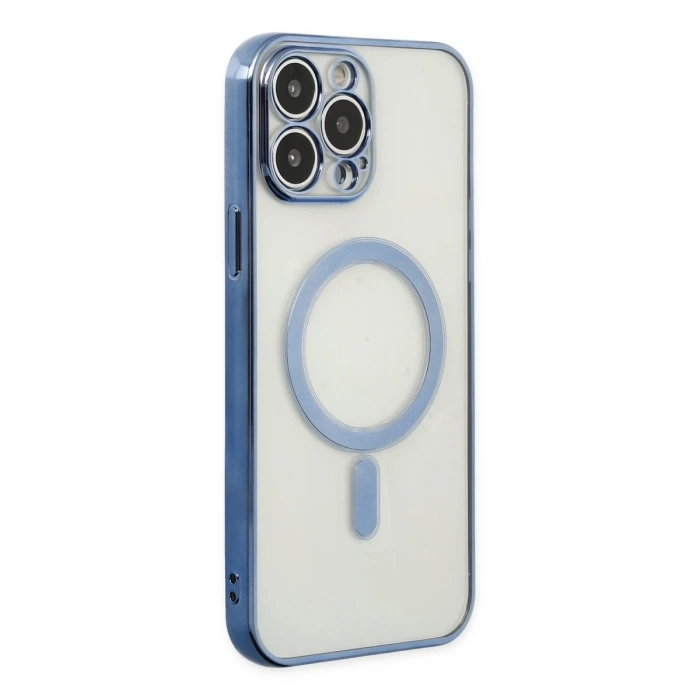 Newface iPhone 14 Pro Max Kılıf Magneticsafe Lazer Silikon