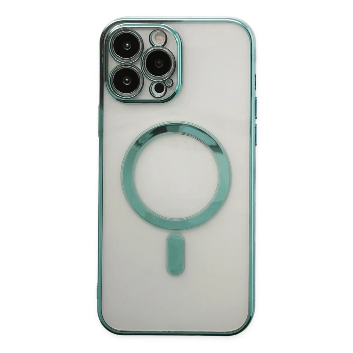 Newface iPhone 14 Pro Max Kılıf Magneticsafe Lazer Silikon