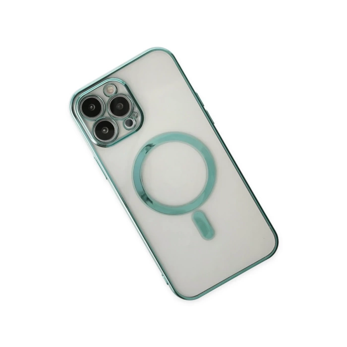 Newface iPhone 14 Pro Max Kılıf Magneticsafe Lazer Silikon