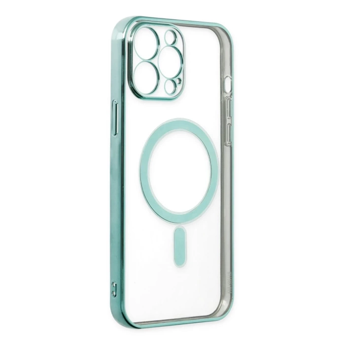 Newface iPhone 14 Pro Max Kılıf Magneticsafe Lazer Silikon