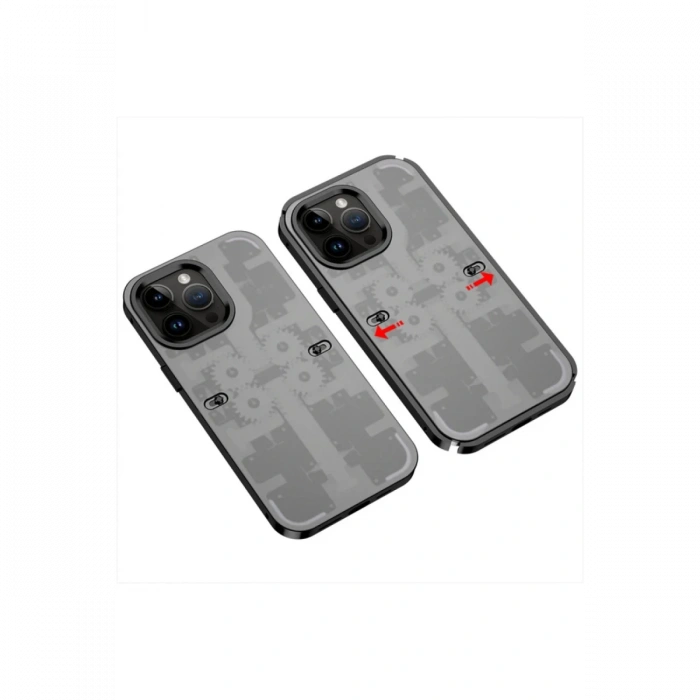 Newface iPhone 14 Pro Max Kılıf Mekanik Bumper Kapak