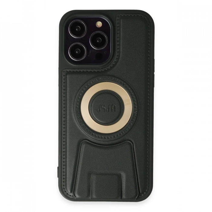 Newface iPhone 14 Pro Max Kılıf Merkür Magneticsafe Standlı Kapak