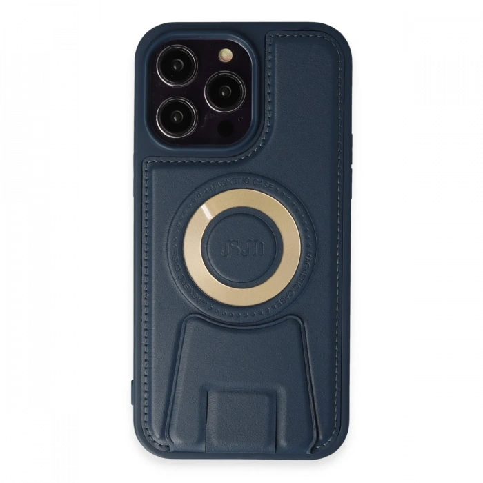 Newface iPhone 14 Pro Max Kılıf Merkür Magneticsafe Standlı Kapak