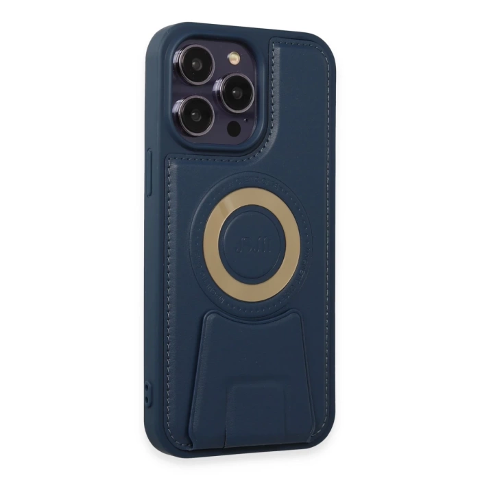 Newface iPhone 14 Pro Max Kılıf Merkür Magneticsafe Standlı Kapak